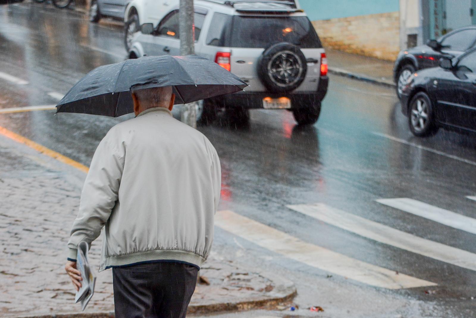 Chove menos de 10 mm em agosto; a média para o período é de 35,4 mm