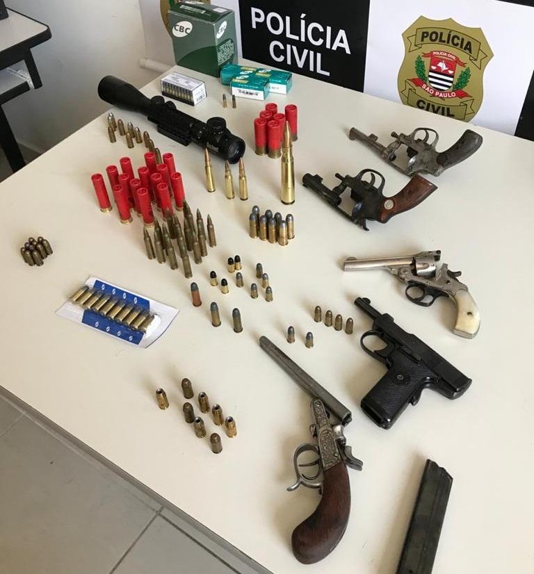 Dise detém idoso e apreende nove armas em Jundiaí