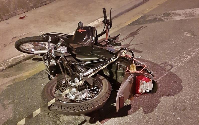 Acidente com motocicleta tira vida de jovem no Centro