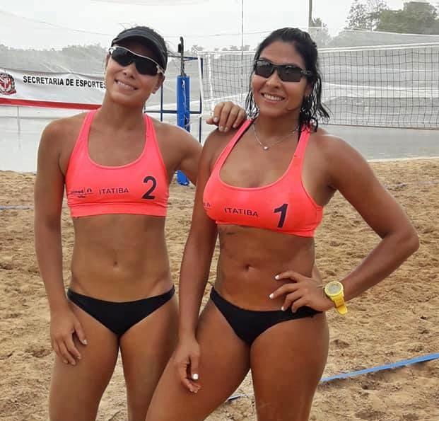 Dany e Flávia representam Itatiba no 1º RS Open de Vôlei de Praia em Vinhedo