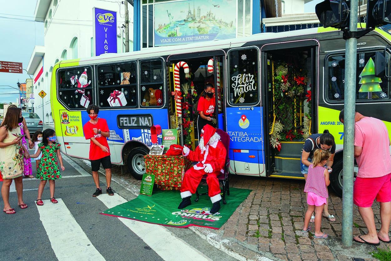 Glicério será destino do Ônibus do Papai Noel nesta sexta