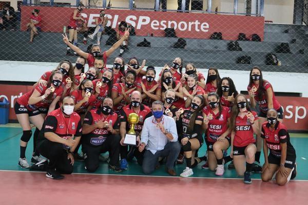 Sesi Vôlei Bauru e São José Vôlei conquistam o Paulista Sub-19