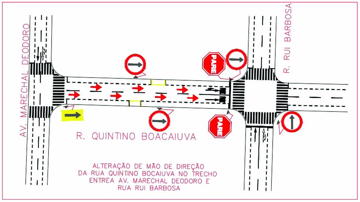 Trecho da Quintino Bocaiúva sofrerá alteração