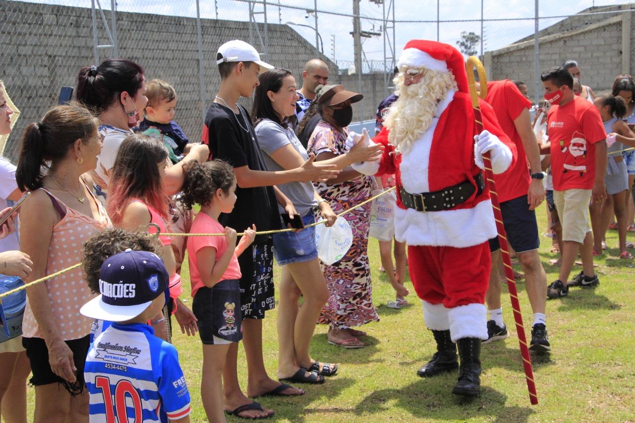 Jardim das Nações recebe Papai Noel