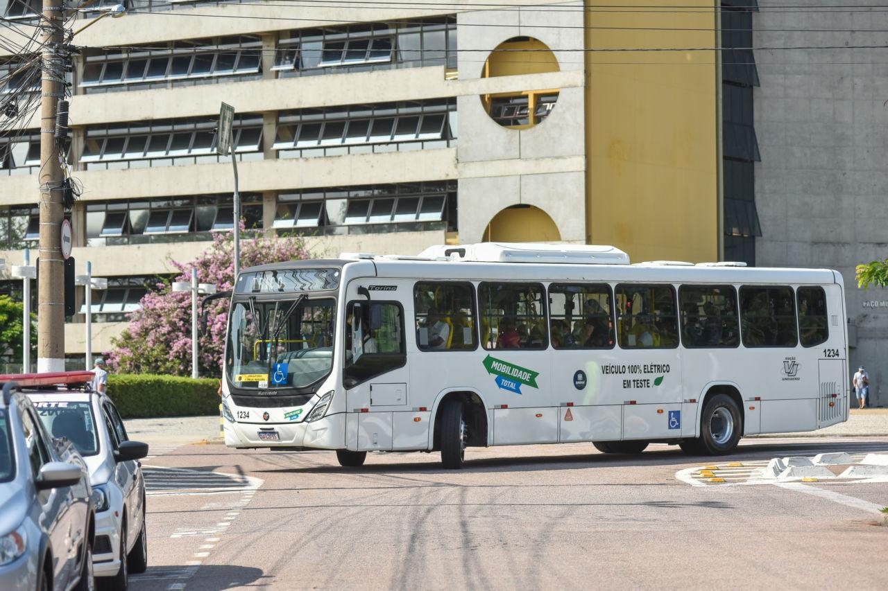 Ônibus elétrico é testado no transporte coletivo de Jundiaí