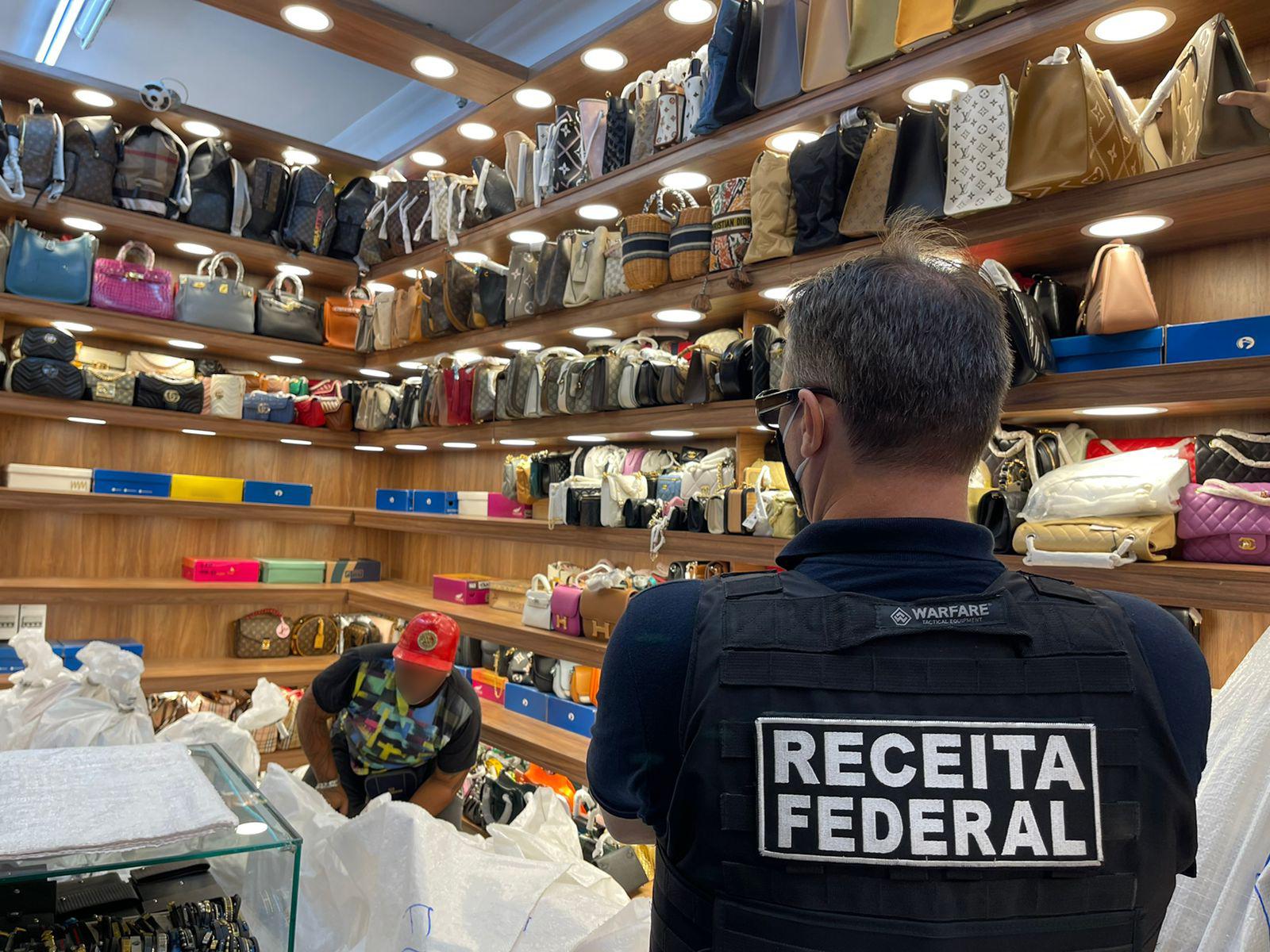 Receita Federal realiza Operação Fake Luxo na cidade de São Paulo