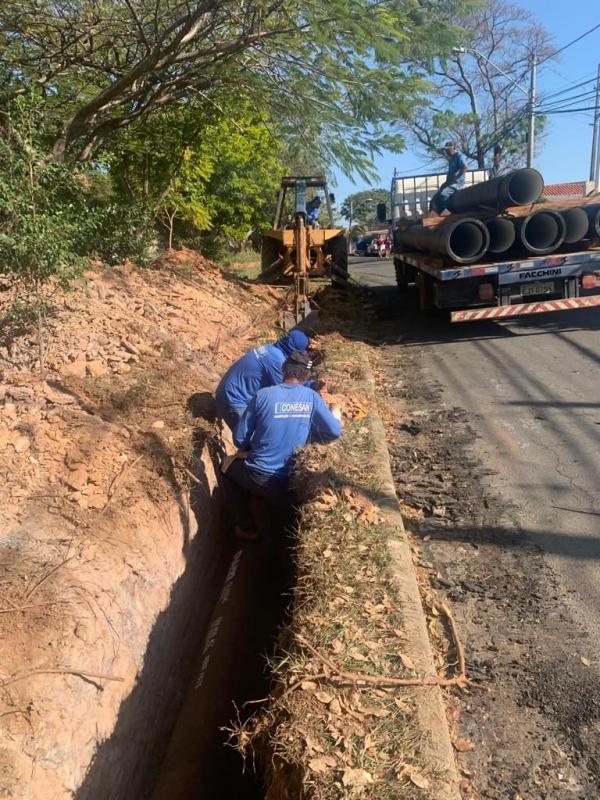 Valinhos: nova adutora do Rio Atibaia está com 60% do trecho por gravidade já executado