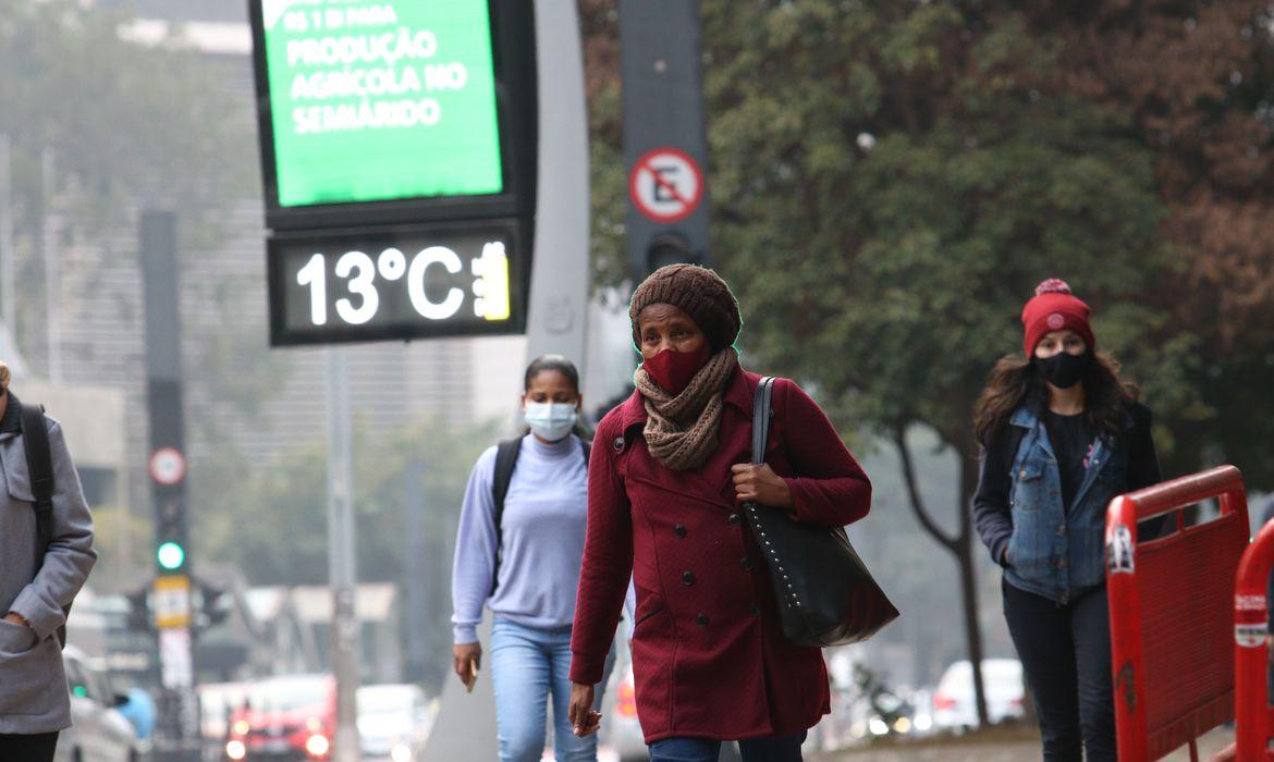 São Paulo registra recordes de baixa temperatura