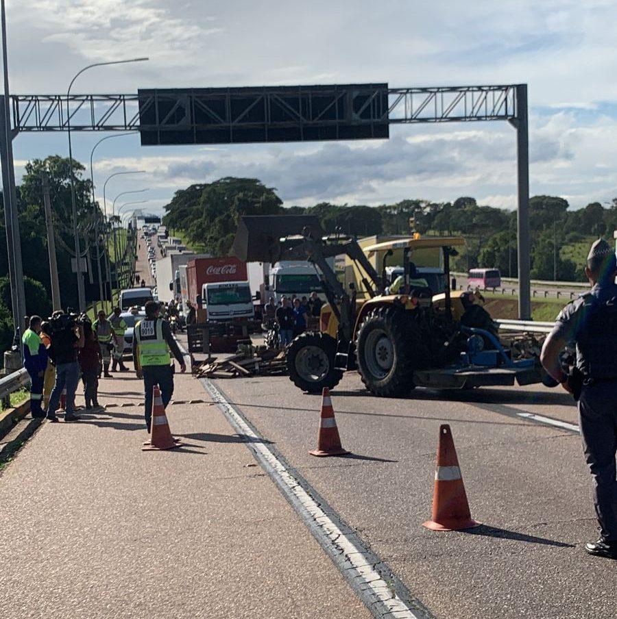 Bloqueio em Viracopos: manifestante é preso