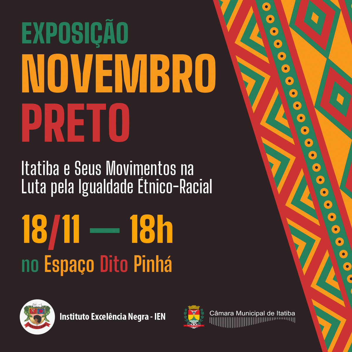 Movimentos negros de Itatiba são tema de exposição