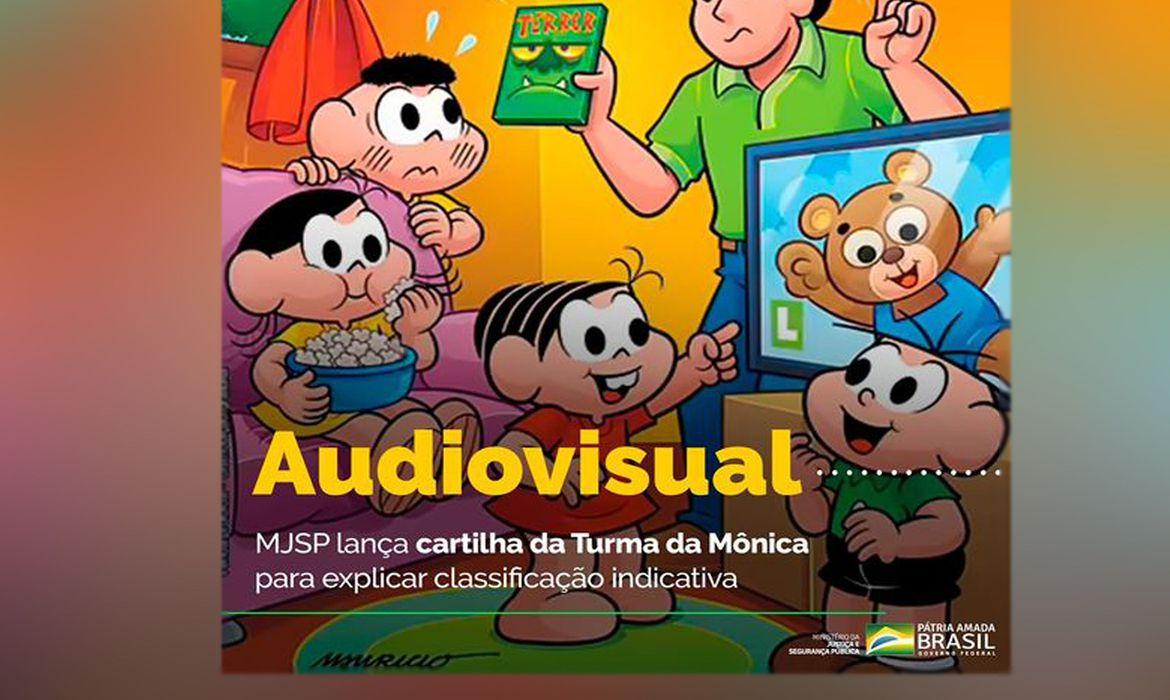 MJSP lança gibi da Turma da Mônica sobre classificação indicativa