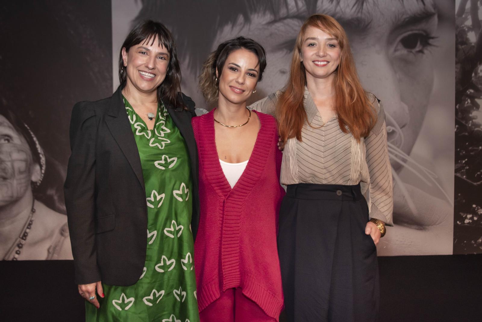 Andréia Horta recebe Simone Spoladore e Marcela Lordy no episódio de 