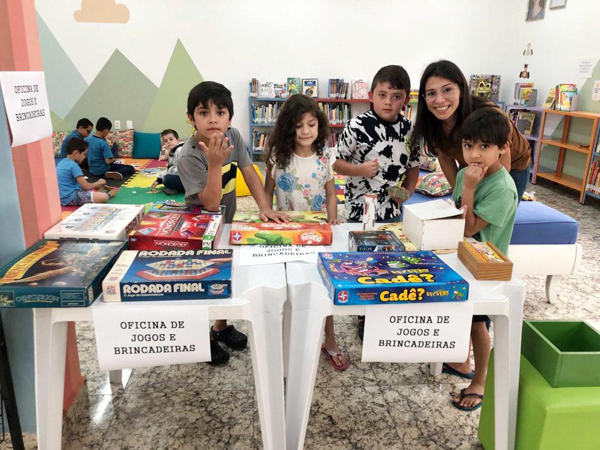 Férias na Biblioteca terá oficinas culturais, brincadeiras e contação de histórias