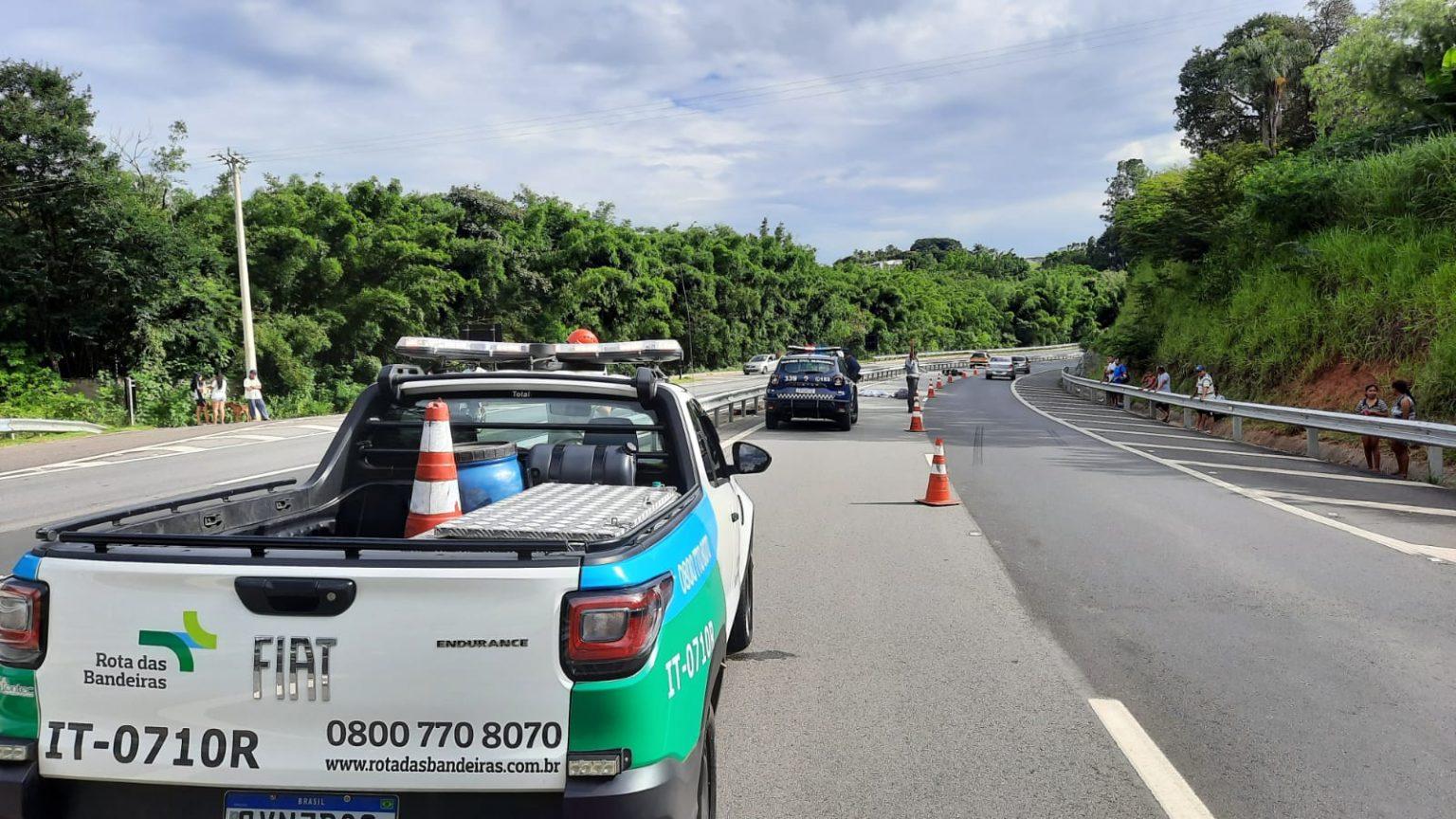 Mulher morre em acidente de moto na Rodovia dos Agricultores, em Valinhos