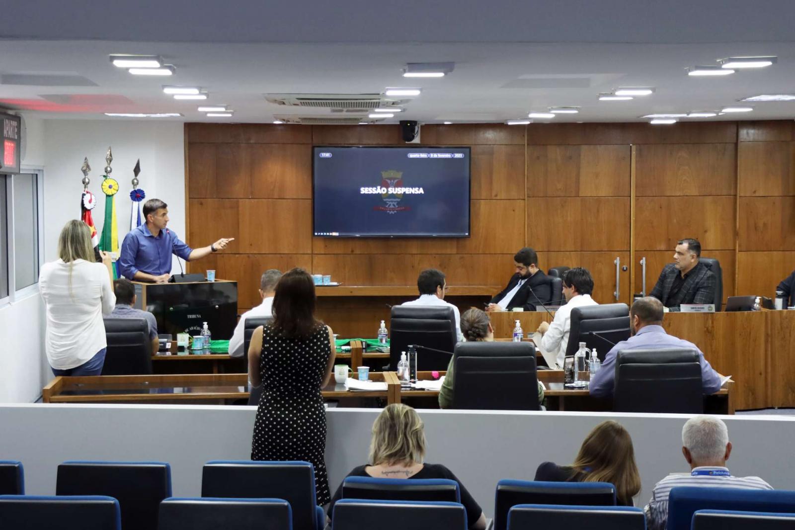 Prefeito Thomás Capeletto participa de segunda Sessão Ordinária