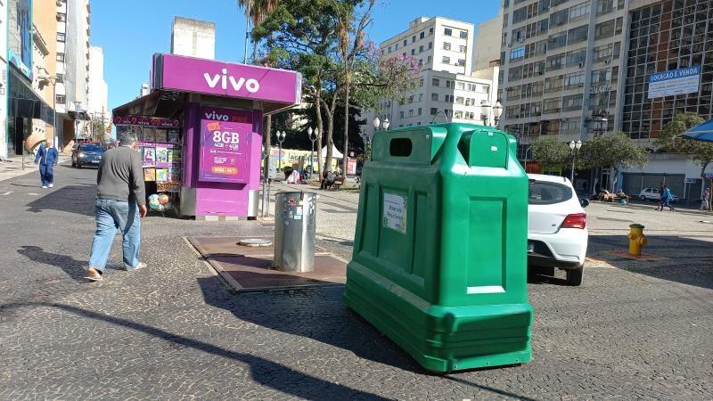 Campinas ganha novos pontos de coleta de recicláveis em áreas de grande circulação