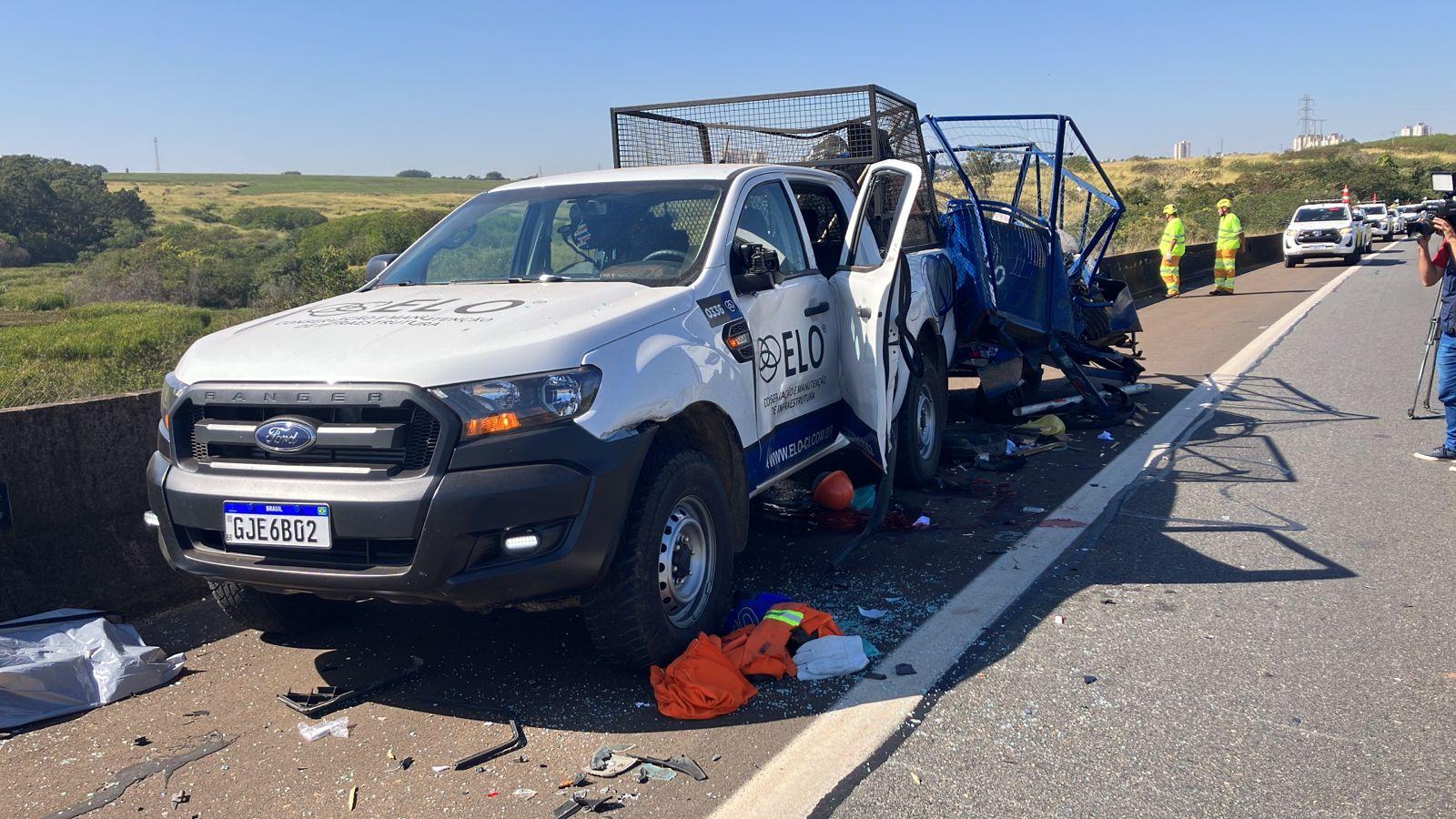 Funcionário de terceirizada da AutoBAn morre atropelado na Bandeirantes