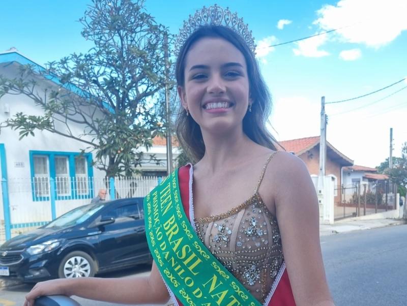 Jovem de Vinhedo vence concurso nacional de beleza