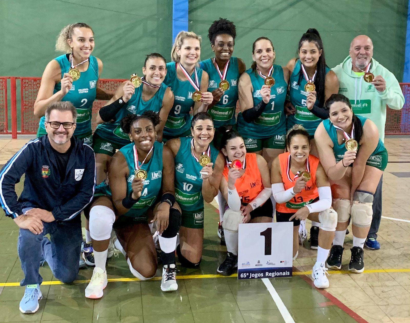 Voleibol Feminino Adulto de Bragança Paulista conquista medalha de bronze  nos 65° Jogos Regionais