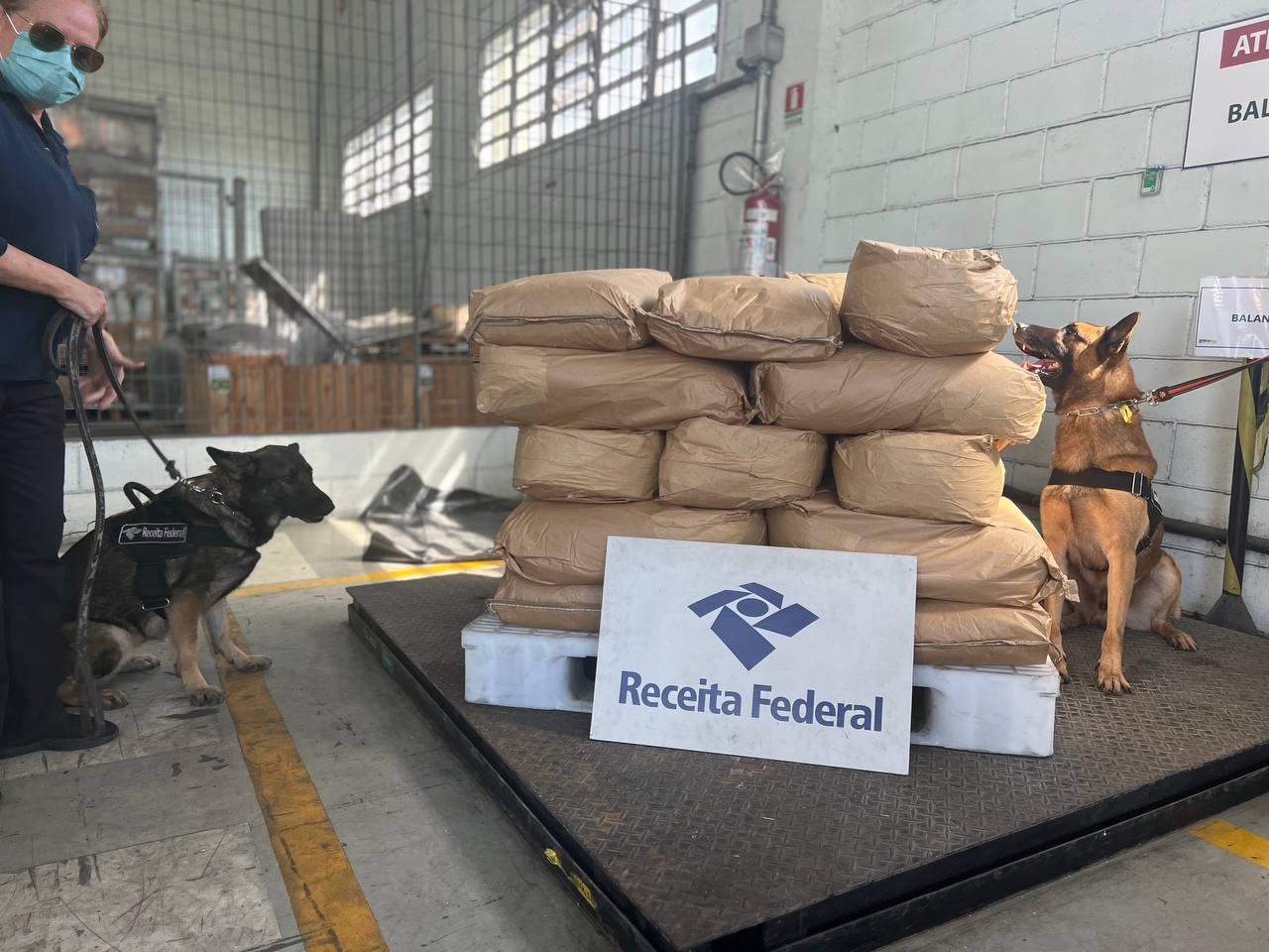 Receita Federal intercepta 405kg de cocaína no Porto de Santos 