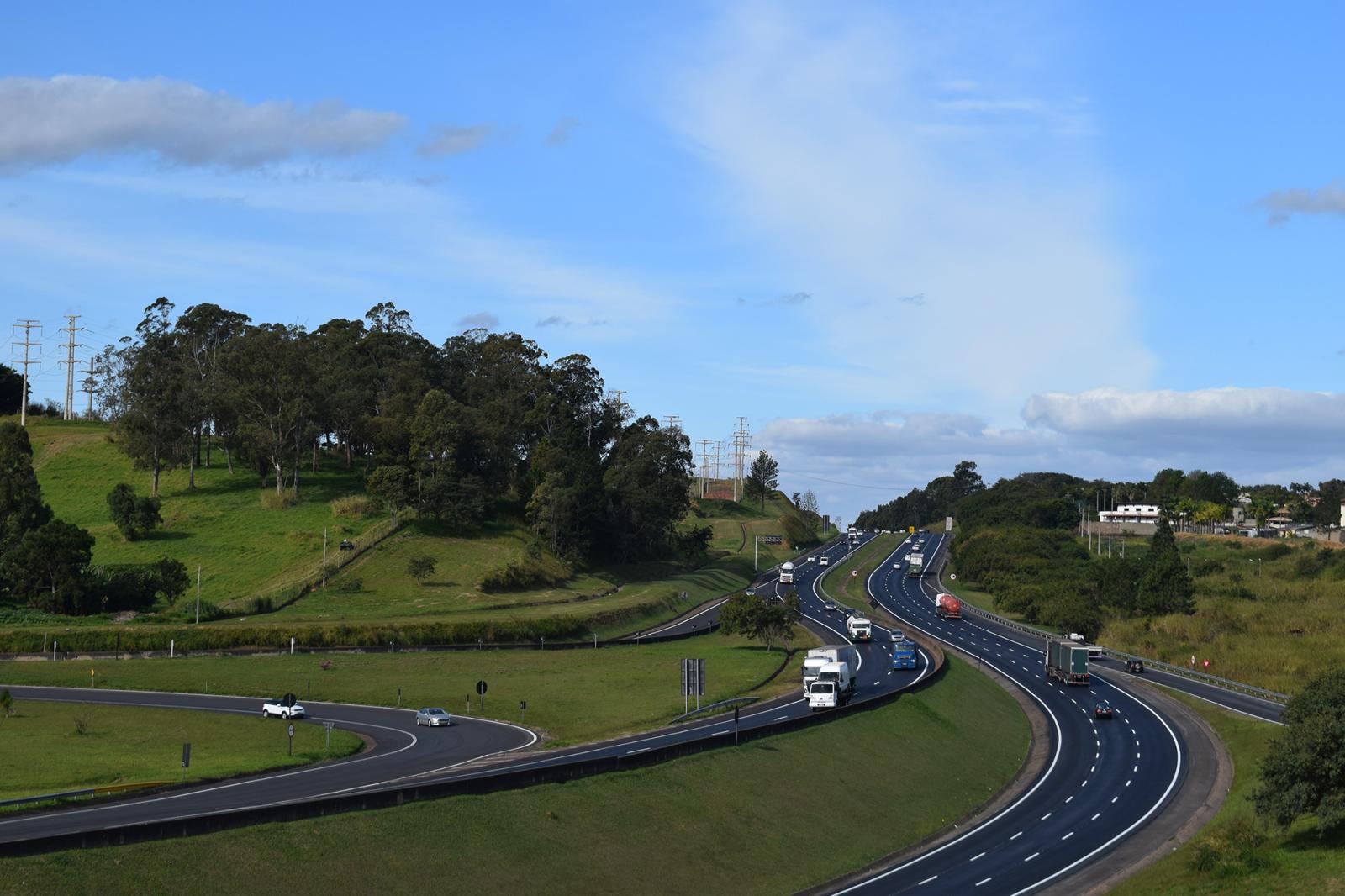 Rota das Bandeiras interdita trecho da rodovia D. Pedro I (SP-065),  em Itatiba, a partir de segunda (14/8)