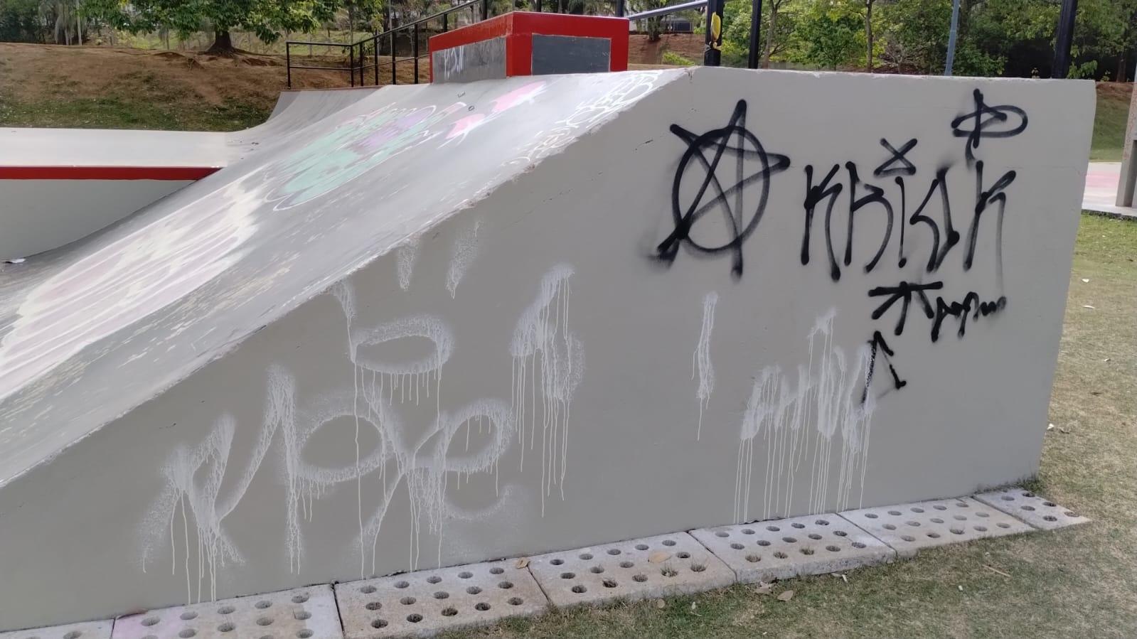 Vandalismo sem fim em Campinas: pista de skate do Taquaral é atacada várias vezes