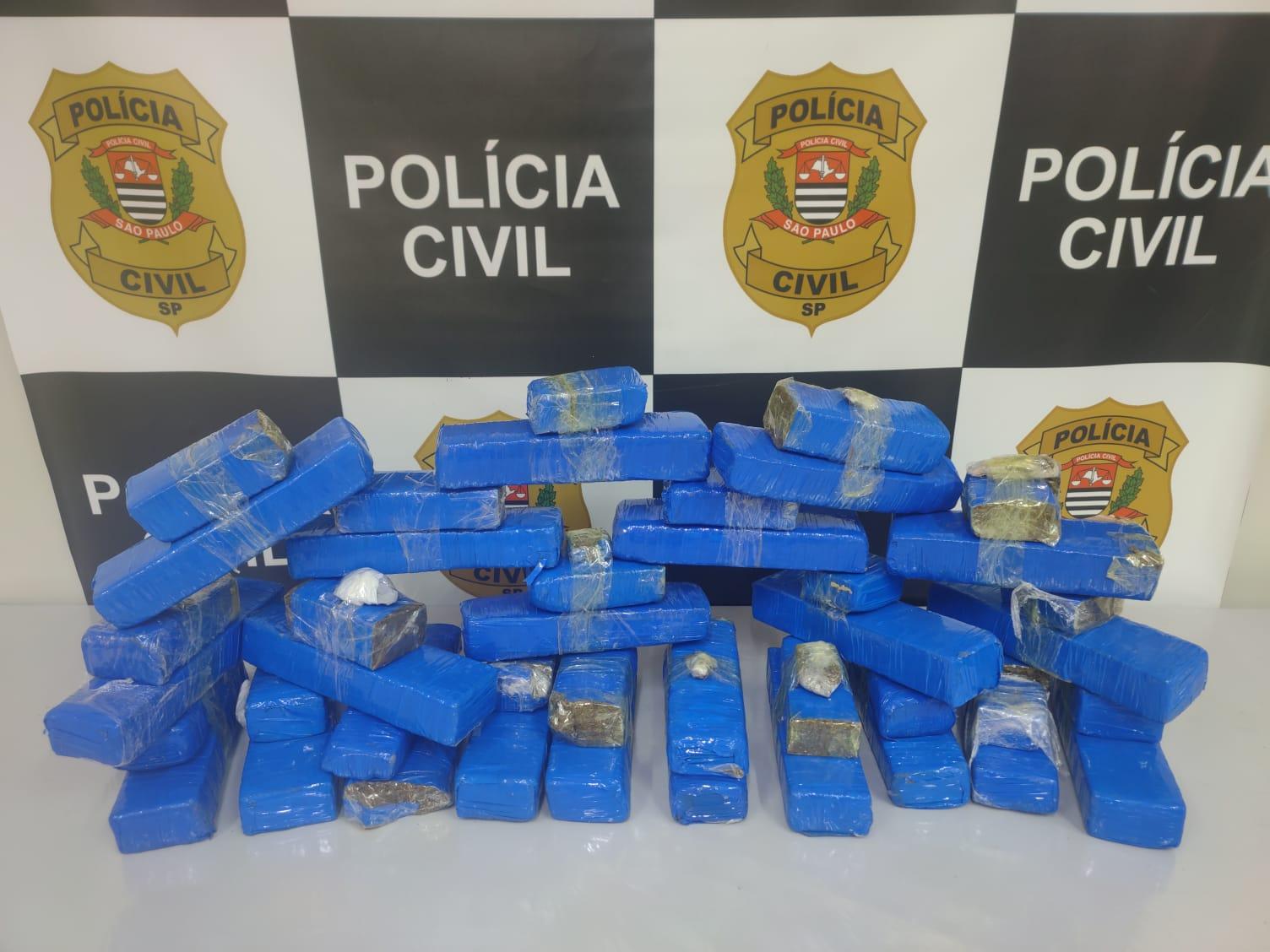 Polícia Civil prende homem e apreende 21 kg de maconha em Bragança Paulista