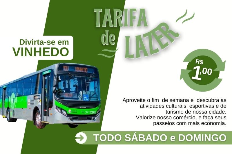 Vinhedo terá tarifa de ônibus a R$ 1 nos finais de semana