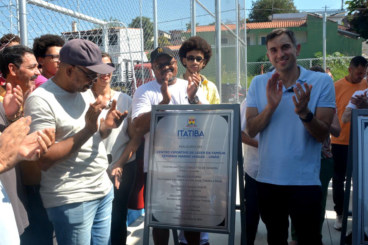 Inauguração do CELF Linão contou com atividades esportivas e emocionantes homenagens