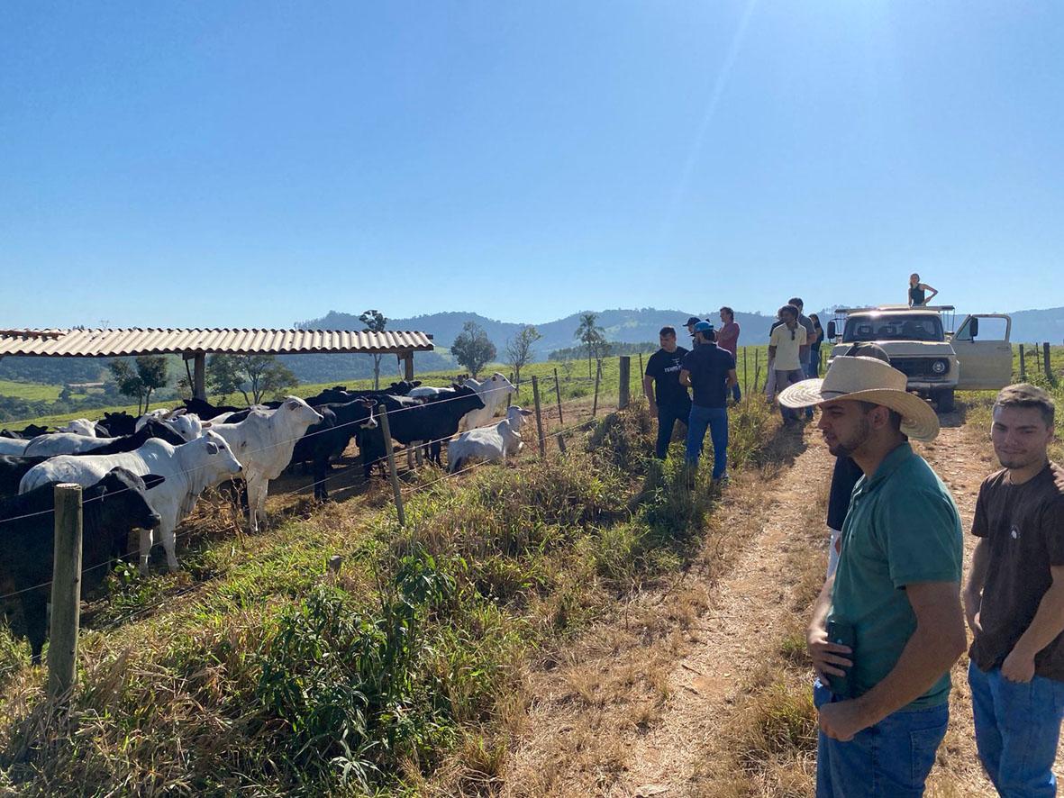 Estudantes de Engenharia Agronômica visitam fazenda em disciplina de produção animal