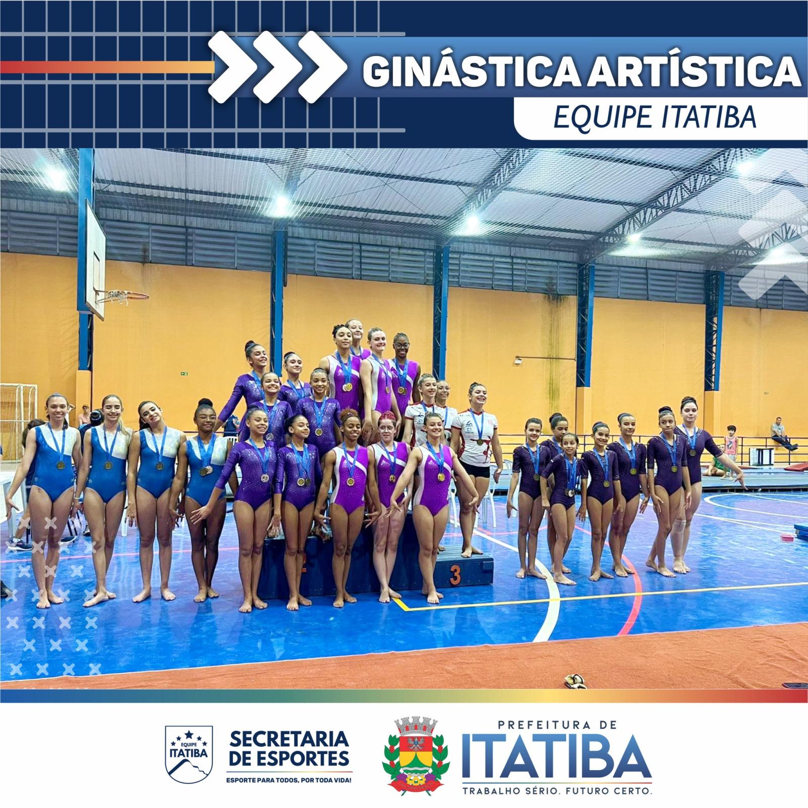 Itatibenses participam de primeira competição oficial de Ginástica Artística