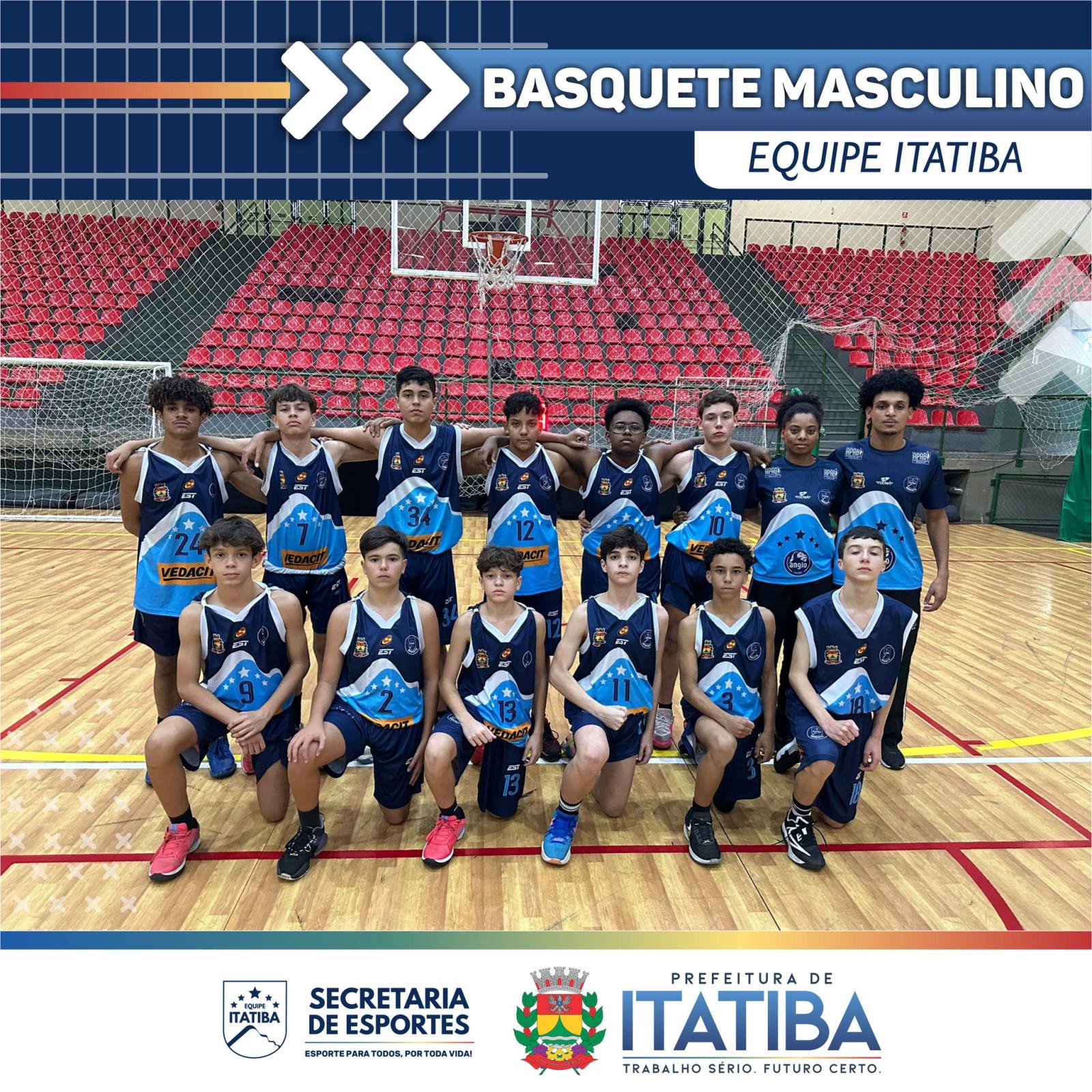 Basquete Masculino Sub11 vence partidas pela Liga Metropolitana