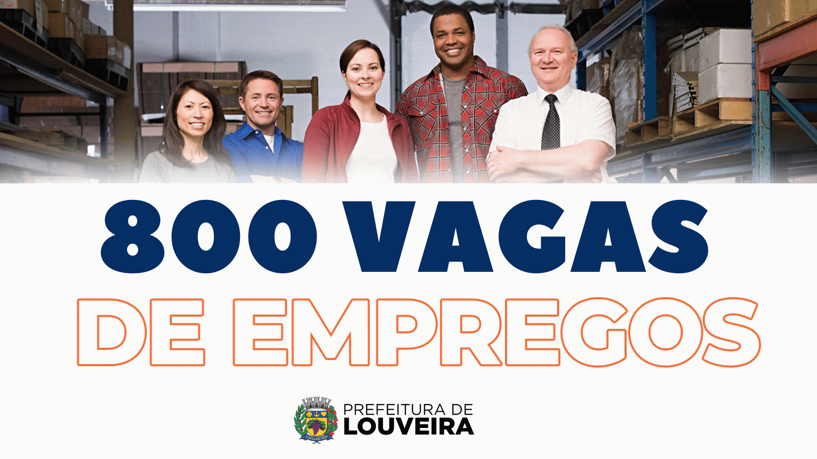 Com 800 vagas de emprego, Louveira projeta 110 vagas para o Hospital Santo Antônio e 150 vagas pela Shopee