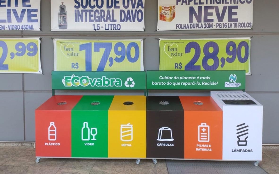 ECOvabra unifica coleta seletiva nas lojas do Covabra Supermercados 