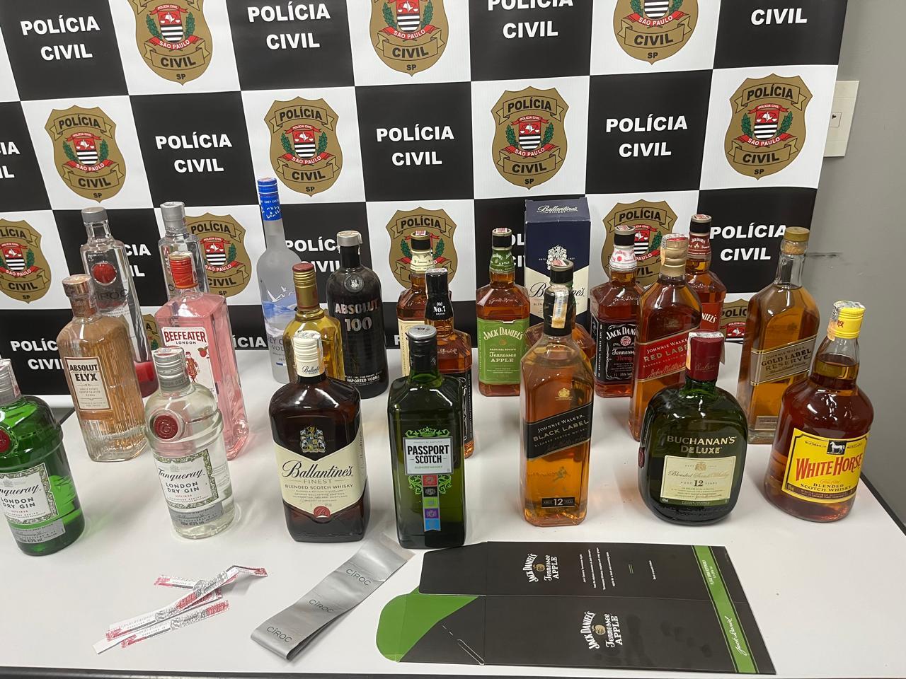 Polícia apreende bebidas falsas em Paulínia