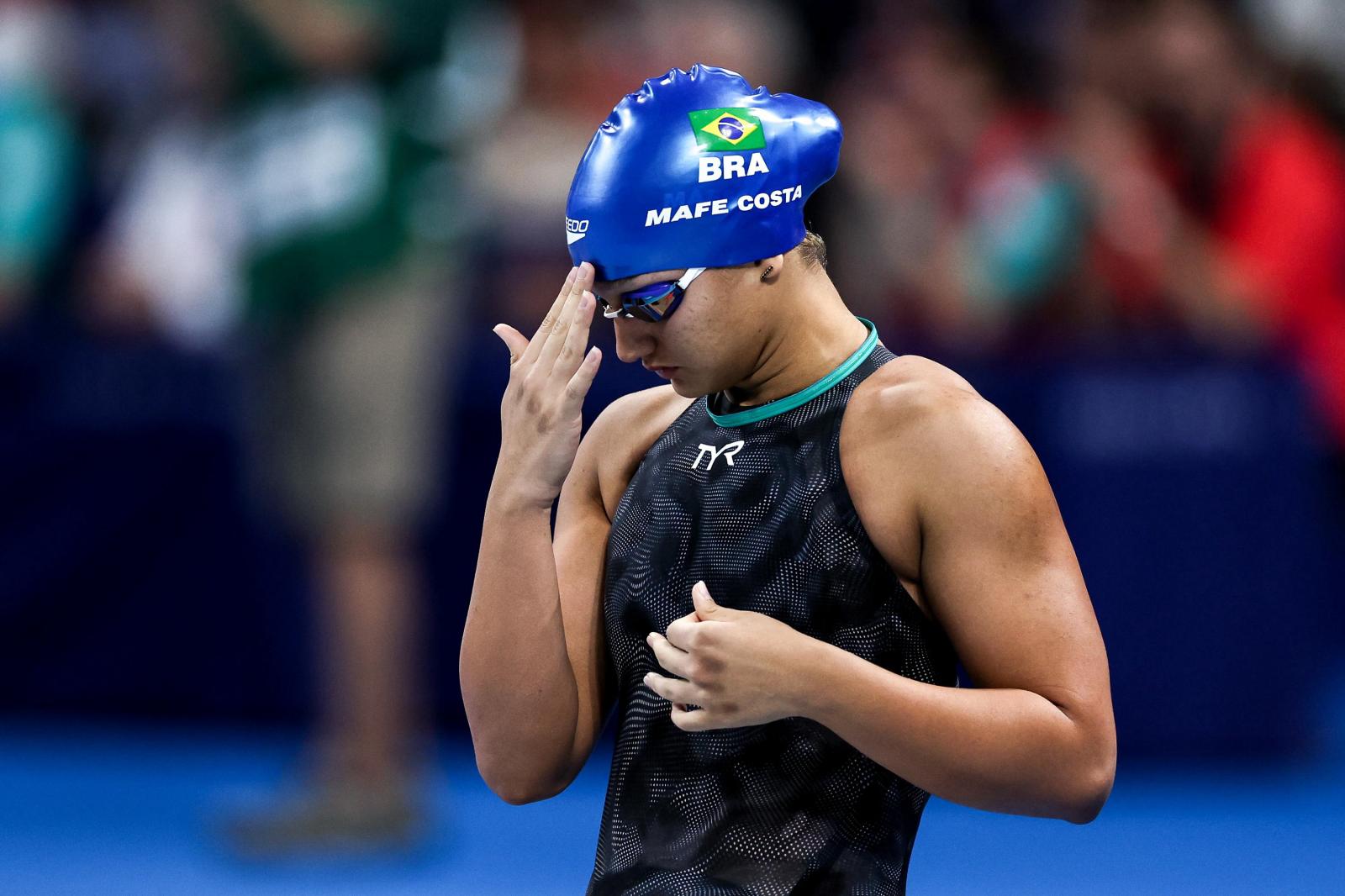 Guilherme Cachorrão e Mafê Costa fazem história ao disputar finais dos 400m livre em Paris 2024