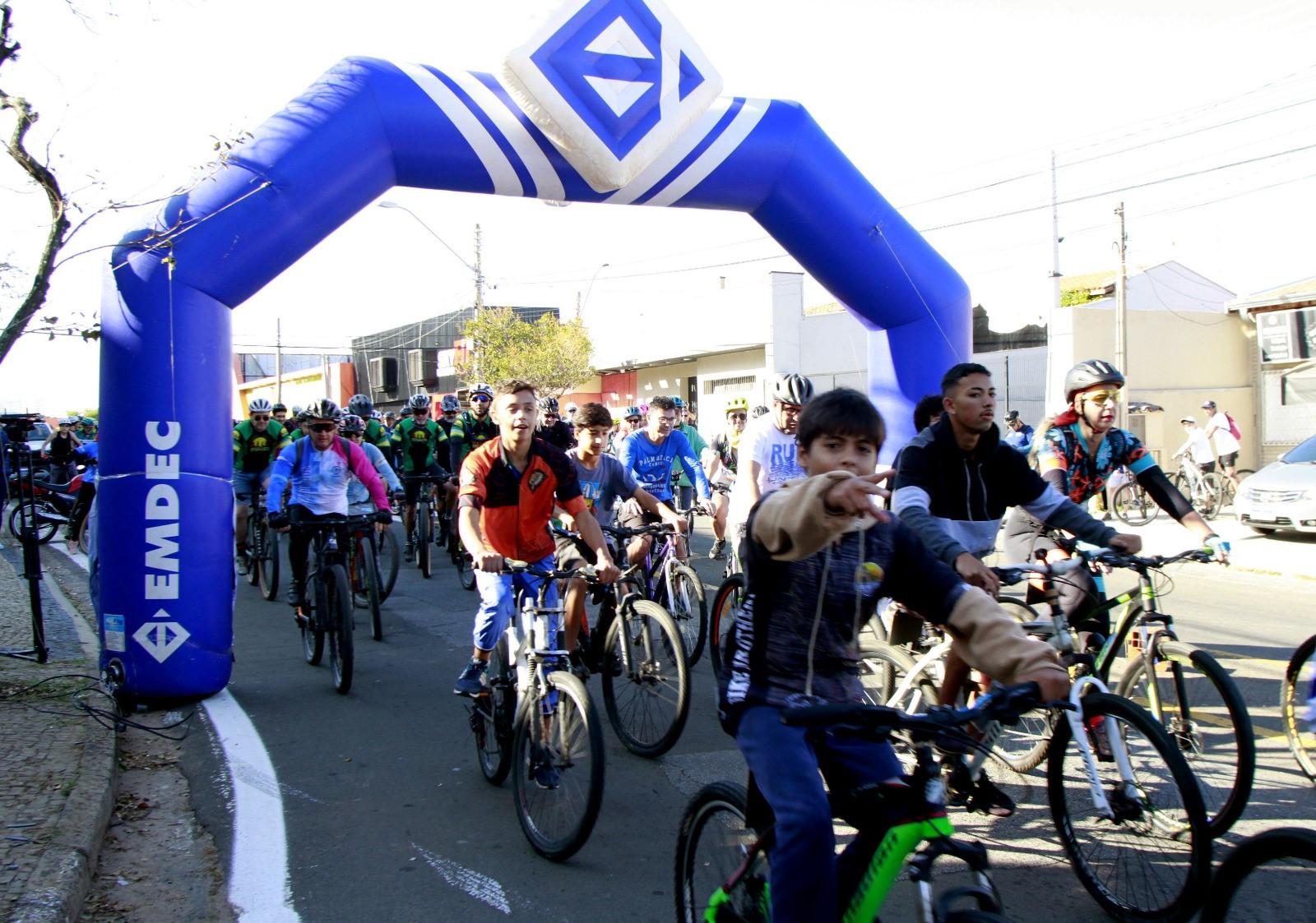Passeio Ciclístico pelas Sete Maravilhas de Campinas reúne cerca de 250 esportistas
