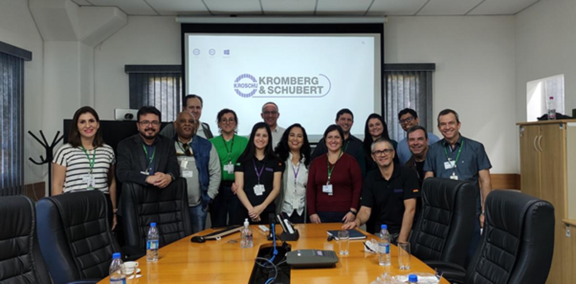 Coordenadores da USF realizam visita técnica à Kromberg & Schubert