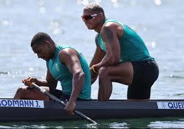 Isaquias Queiroz e Jacky Godmann alcançam a oitava colocação na final do C2 500m