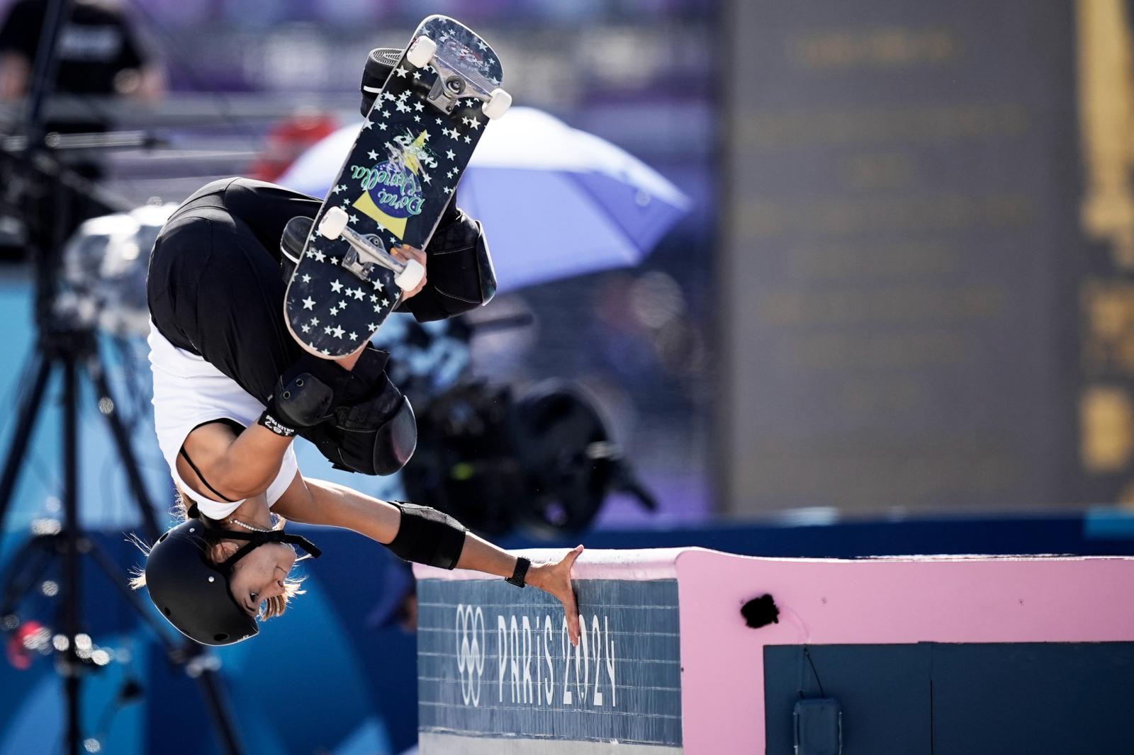 Mais velha da final do skate park aos 23 anos, Dora Varella se despede dos Jogos em quarto: “Arrisquei e me diverti”