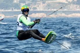 Na vela, Bruno Lobo vai à semifinal da Fórmula Kite em Paris 2024