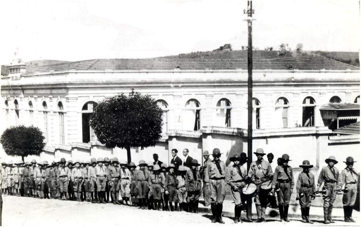 Escoteiros de Itatiba nas comemorações do Primeiro Centenário da Independência do Brasil - 7 de Setembro de 1922