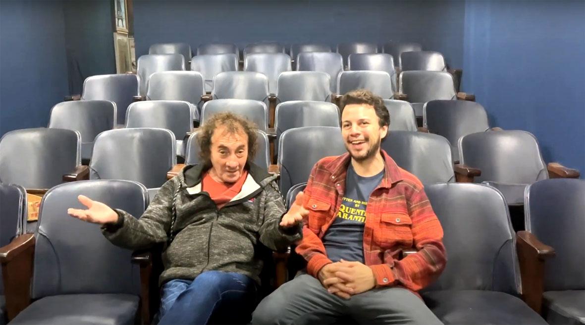 Ator Johnnas Oliva visita o cineclube “José Cesarini”