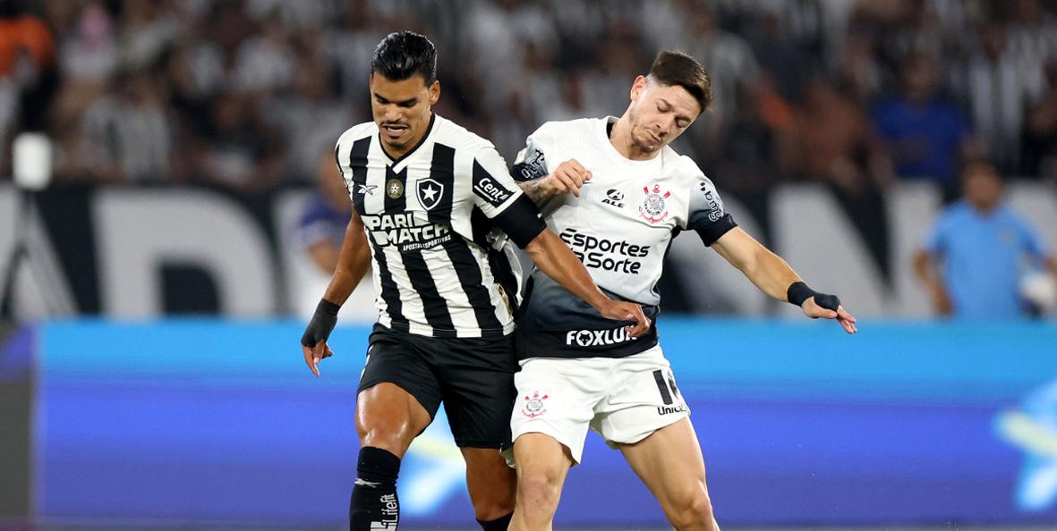  Corinthians é superado pelo líder Botafogo no Engenhão