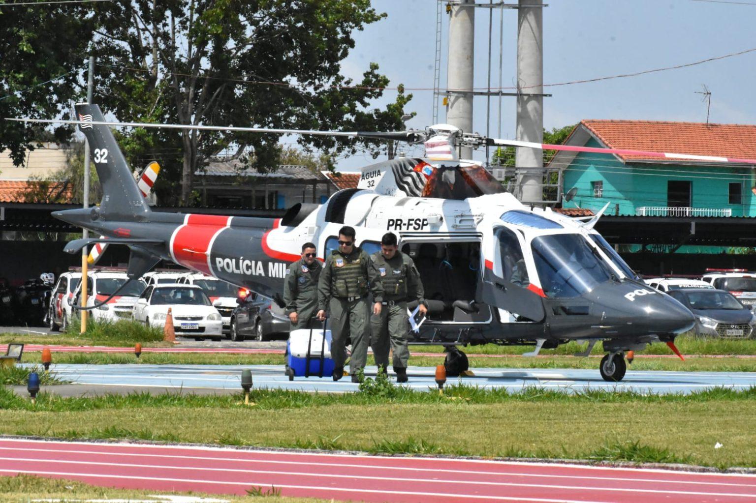 Helicópteros da PM de SP superam 900 missões de transporte de órgãos para transplantes