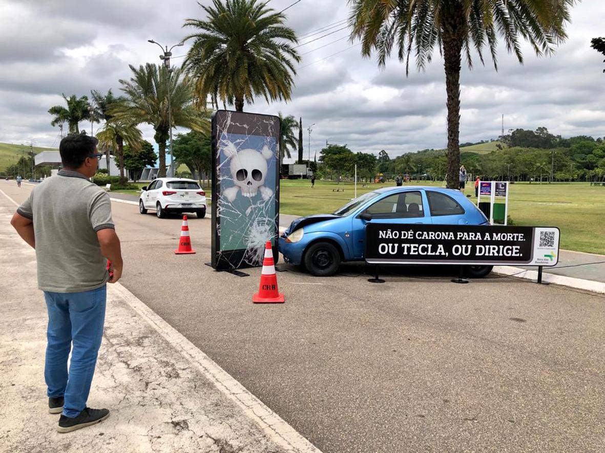 Rota das Bandeiras realiza ações de conscientização durante a Semana Nacional do Trânsito