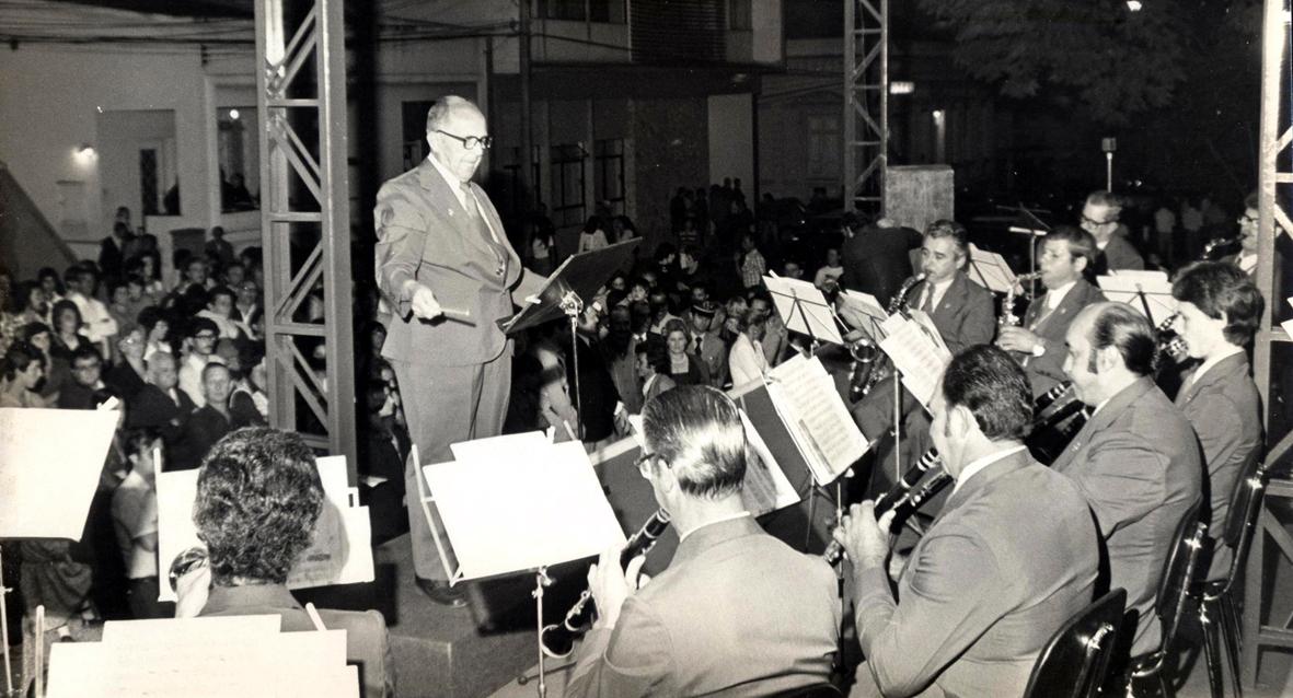 Maestro João Maggi foi homenageado no Festival de Outono em 1980