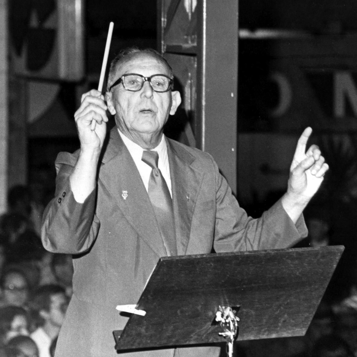 Maestro João Maggi foi homenageado no Festival de Outono em 1980