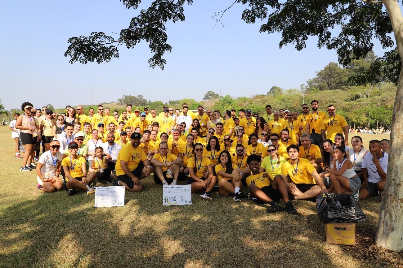 Colaboradores da Vulkan participam de corrida/caminhada 