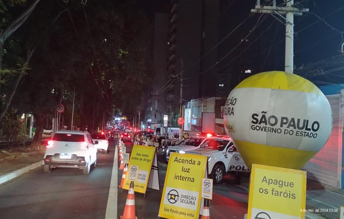 Oito motoristas recusam teste do bafômetro em Itatiba